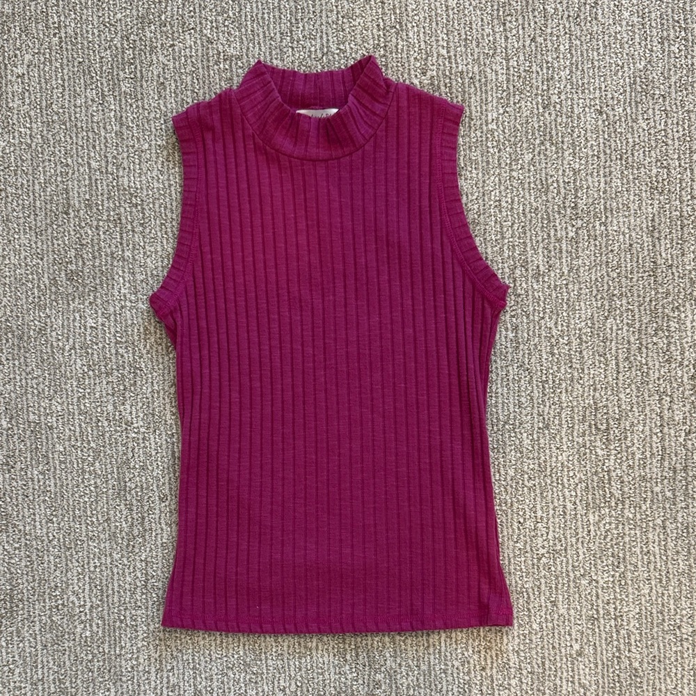 Michael Stars Violet Tank in Fuchsia